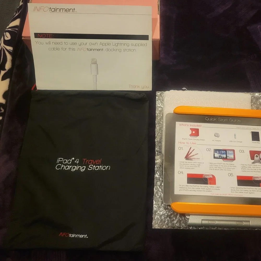 iPad 4 Travel Charging Station